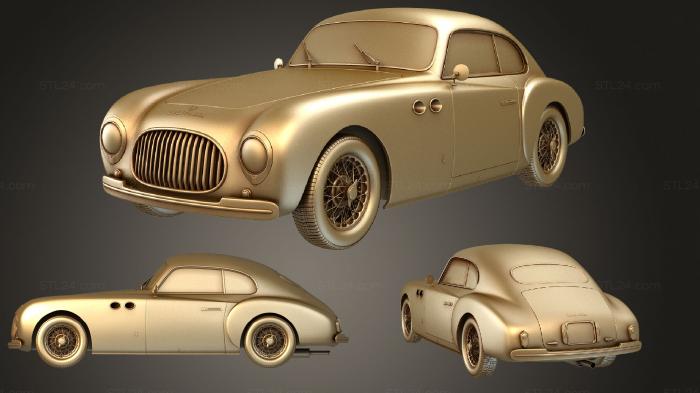 Автомобили и транспорт (Cisitalia 202 1946, CARS_1144) 3D модель для ЧПУ станка